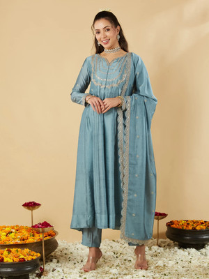 MOKOSH Women Kurta Pant Dupatta Set