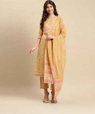 Vastramyaa Women Kurta Pant Dupatta Set