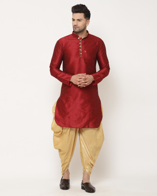 B BEN Men Kurta Dhoti Pant Set