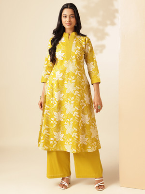 VBUYZ Women Kurta Palazzo Set