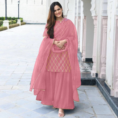 theclothbazar Women Kurta Churidar Dupatta Set