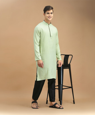 DEYANN Men Kurta Pyjama Set
