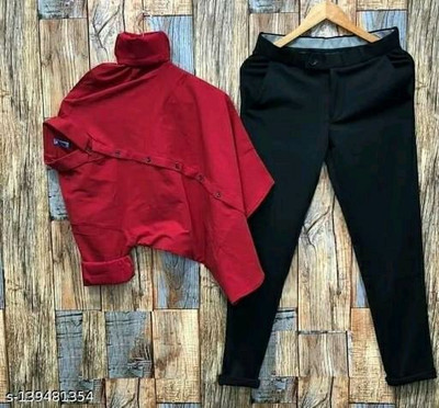 BLACKSHIP Men Ethnic Top Pant Set