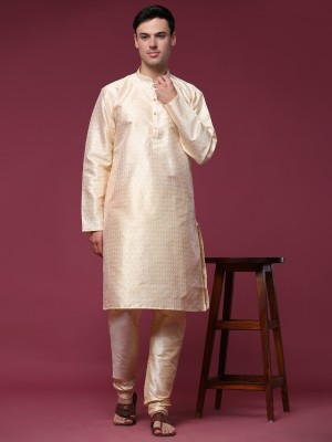 SKAVIJ Men Kurta Pyjama Set