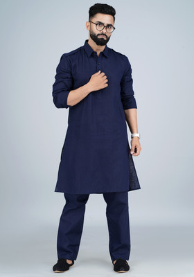 ELEPANTS Men Kurta Pyjama Set