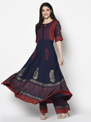 Aniyah Women Kurti Palazzo Set
