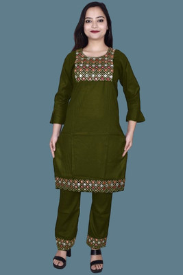 NOORIGARMENTS Women Kurta Pant Set