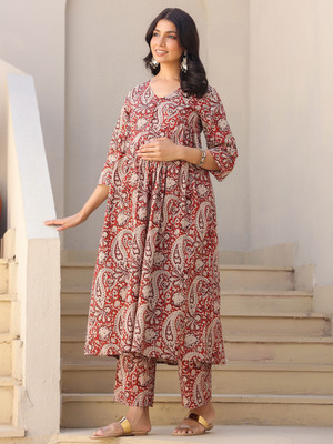 Janasya Women Kurta Pant Set