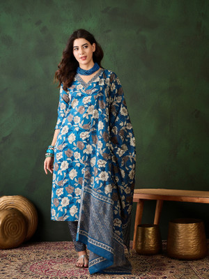 Sangria Women Kurta Pant Dupatta Set