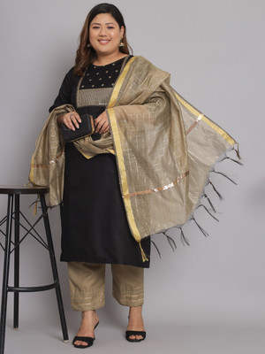 VredeVogel Women Kurta Pant Dupatta Set