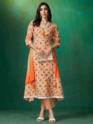 Sangria Women Kurta Pant Dupatta Set