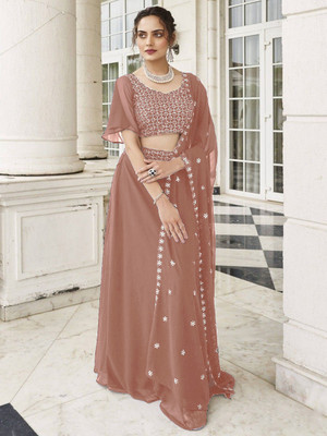 SANCIA Women Ethnic Top Palazzo Dupatta Set