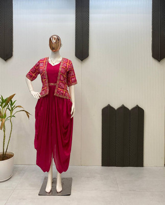 CHOICE FAB Women Kurta Palazzo Dupatta Set