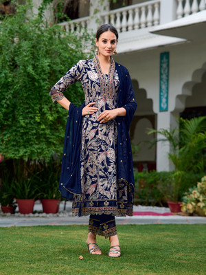 berrylicious Women Kurta Pant Dupatta Set