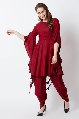 vishra Women Kurta Dhoti Pant Set