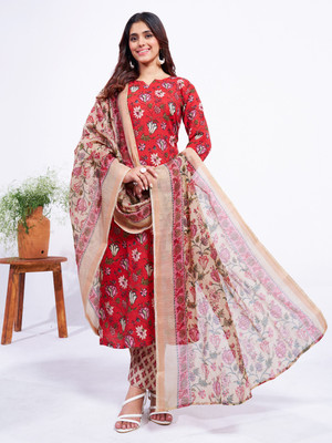HouseOfCommon Women Kurta Pant Dupatta Set
