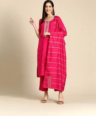 LIBAS Women Kurta Pant Dupatta Set