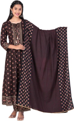 GM SARA Women Kurti Pant Dupatta Set