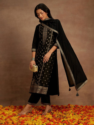 LIBAS Women Kurta Pant Dupatta Set