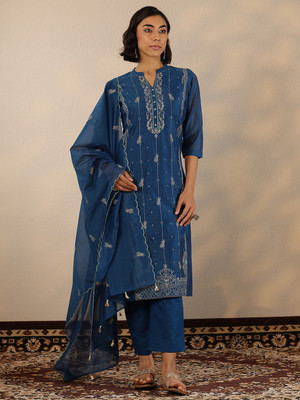 LIBAS Women Kurta Pant Dupatta Set