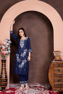 ShopGlobal Women Ethnic Top Pant Set