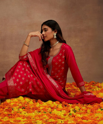 LIBAS Women Kurta Pant Dupatta Set