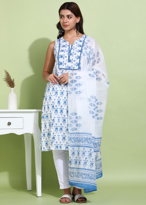 Yash Gallery Women Kurta Pant Dupatta Set