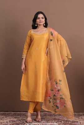 Varamya Women Kurta Salwar Dupatta Set