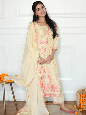 LIBAS Women Kurta Pant Dupatta Set