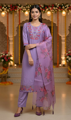 Kedar Fab Women Kurta Pant Dupatta Set