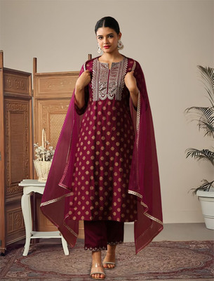 SHREESHA ENTERPRISE Women Kurta Pant Dupatta Set
