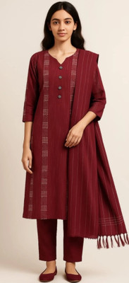 HOC's Printed Kurta, Trouser/Pant & Dupatta Set