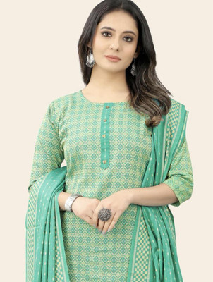 Get smart wear Woven Kurta, Trouser/Pant & Dupatta Set