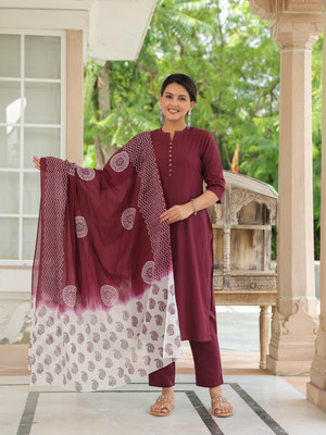 Aramya Women Kurta Pant Dupatta Set