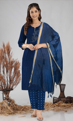 sadya collection Women Kurti Pant Dupatta Set