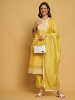 SWAGG INDIA Women Kurta Pant Dupatta Set