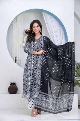 ptfcreation Women Kurta Pant Dupatta Set
