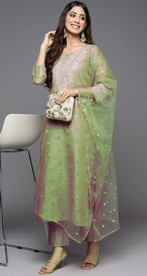 anushansa Women Kurta Pant Dupatta Set