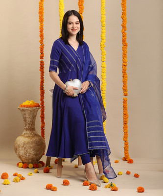 Divastri Women Kurta Pant Dupatta Set