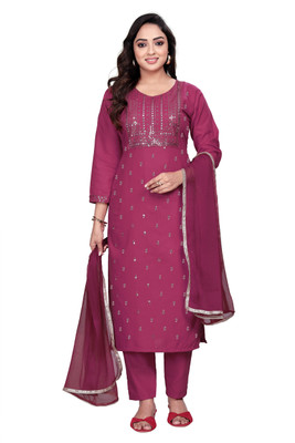 Zyra Creation Women Kurti Pant Dupatta Set