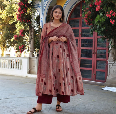Aaghnya Fashion Women Kurta Pant Dupatta Set