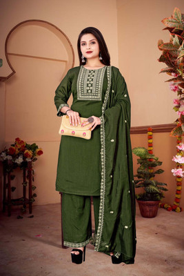 TILKI FASHION Women Kurti Pant Attached Dupatta Set