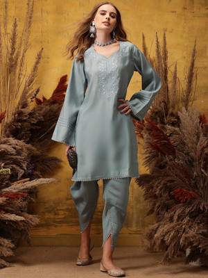 INDO STREET Women Kurta Dhoti Pant Set