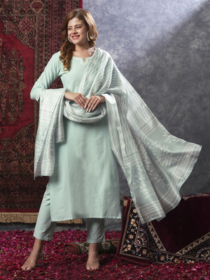 Divastri Women Kurta Pant Attached Dupatta Set
