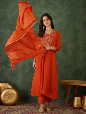 THE52 Women Kurta Pant Dupatta Set