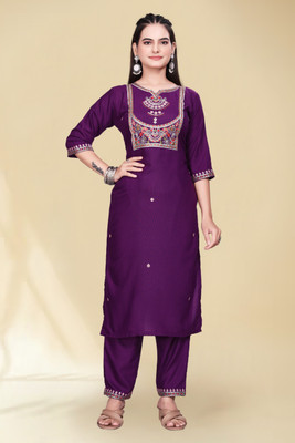 aaru creation Women Kurti Pant Set