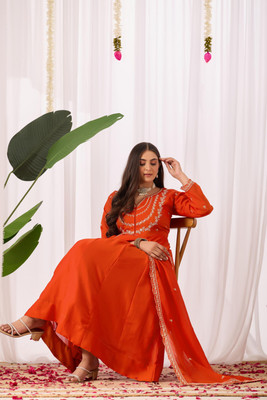 f cloth Women Kurta Pant Dupatta Set