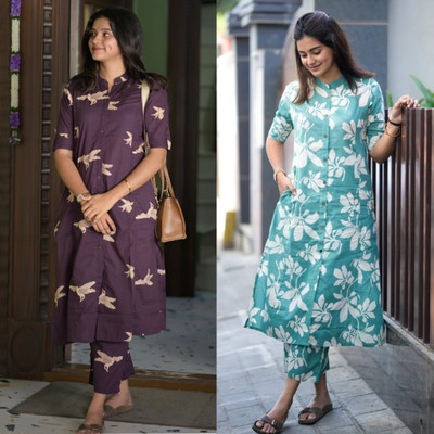 YAGNIK FASHION Women Kurti Pant Set