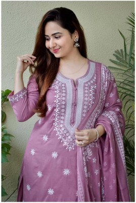 Royal Export Women Kurta Pant Dupatta Set