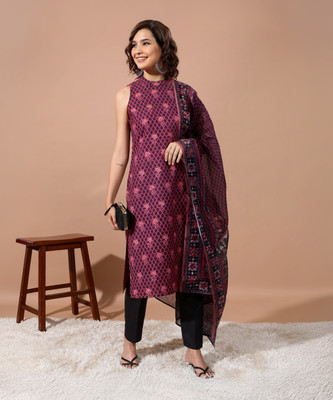 Vishudh Women Kurta Pant Dupatta Set